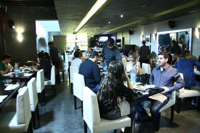 Media gathering at Maki